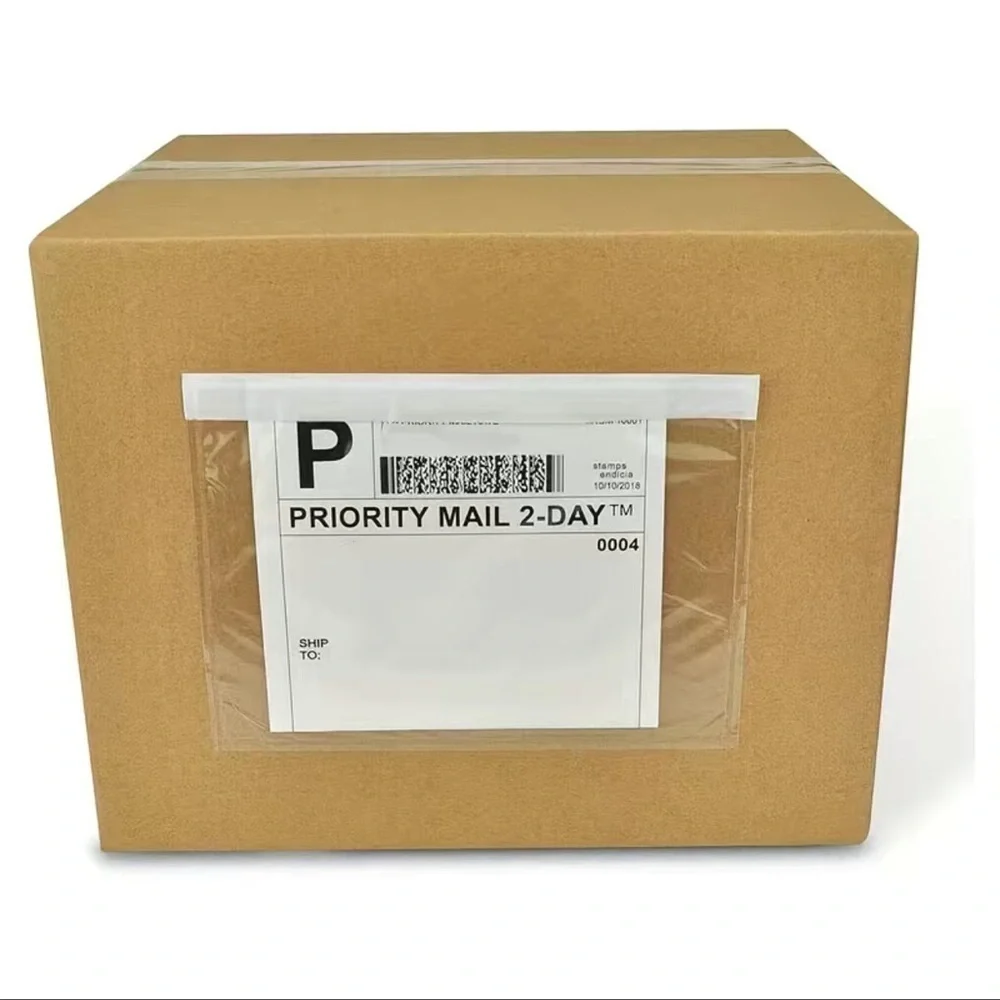(25) 6”x9” waterproof self-adhesive label sleeves